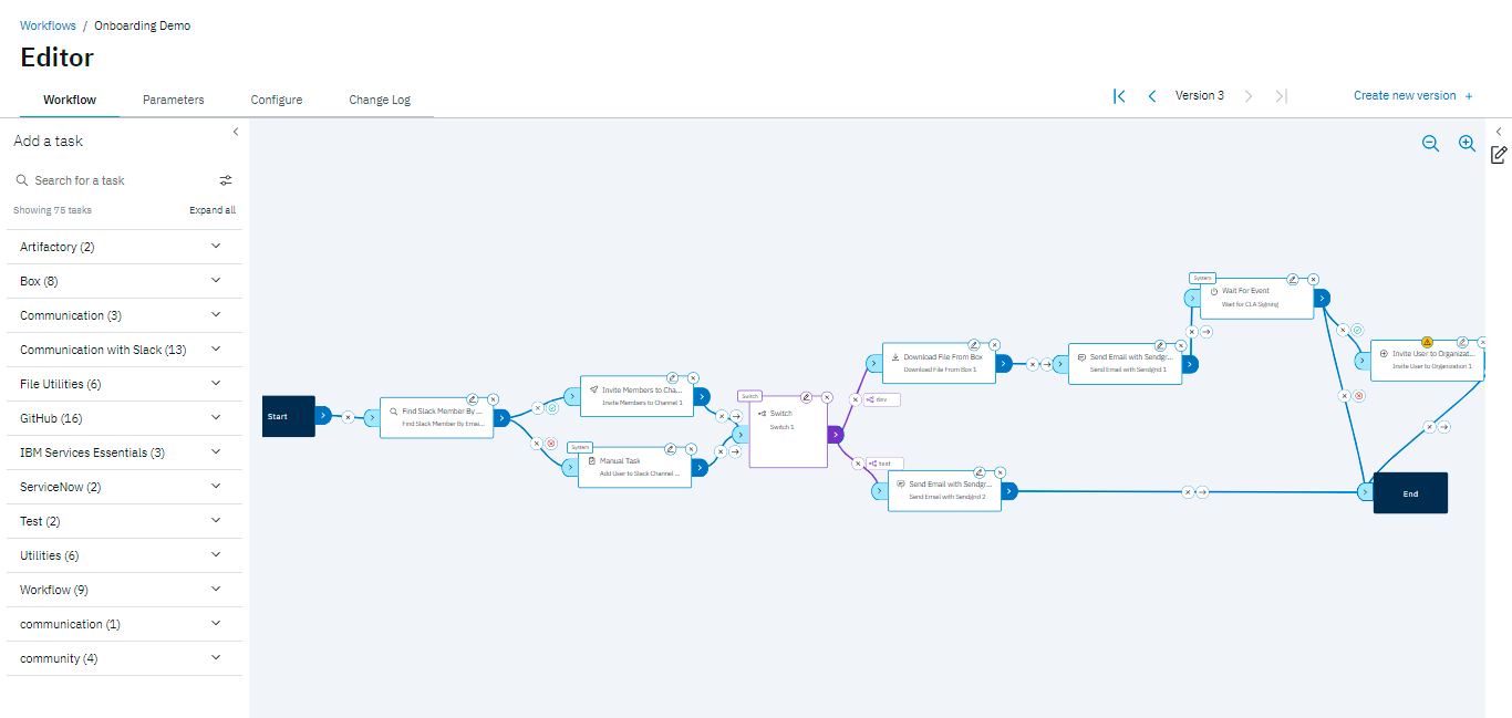 Workflow Editor